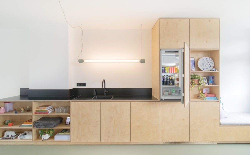 Berken kast | maatwerk van Luc en Roel, Rotterdam